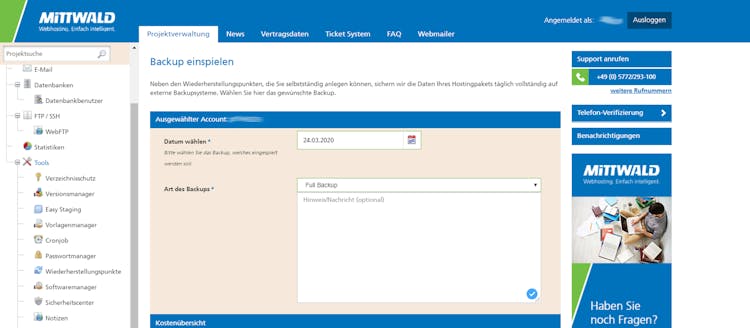 Mittwald Webhosting Test 2020 - Schnell und gut? | EXPERTE.de