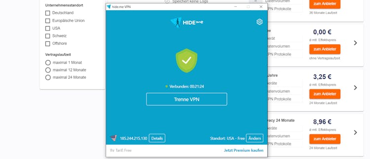 hide.me VPN Test 2020 | EXPERTE.de