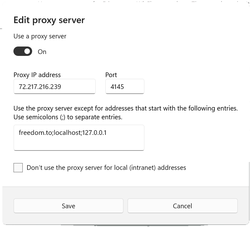 Proxy Setup Proxy Settings in Windows, macOS, Android, and iOS