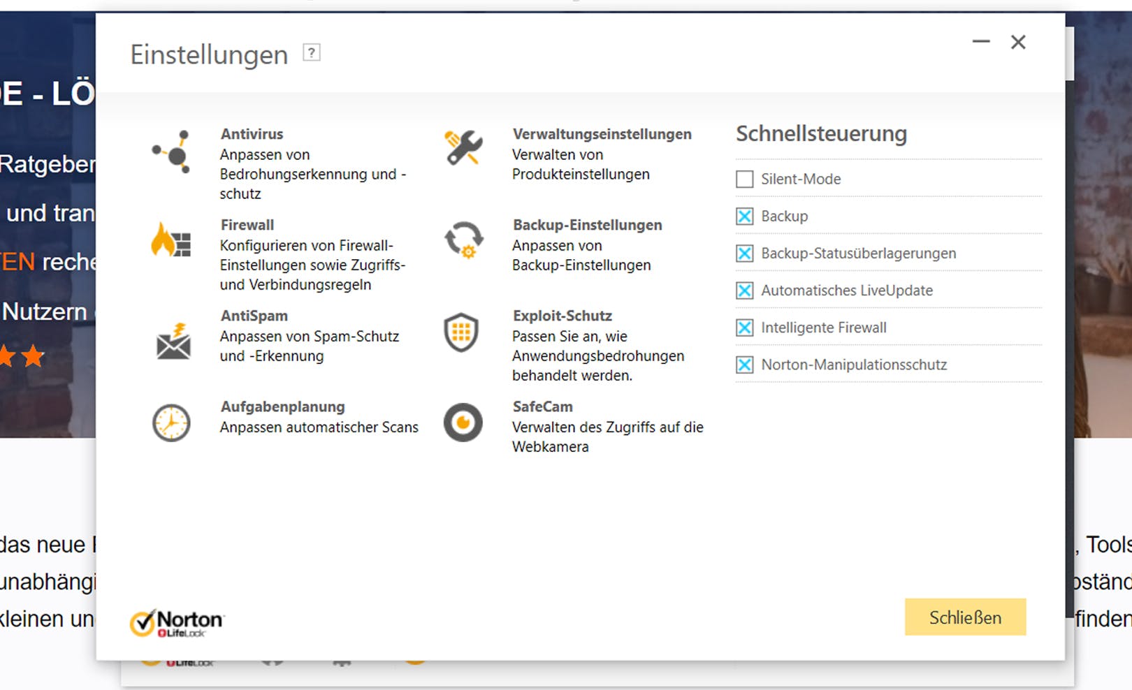 Norton 360 Antivirus Software im Test 2021 EXPERTE.de