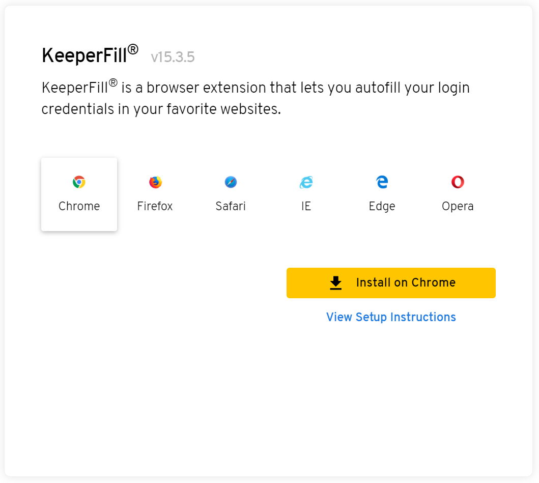 keeper password manager firefox