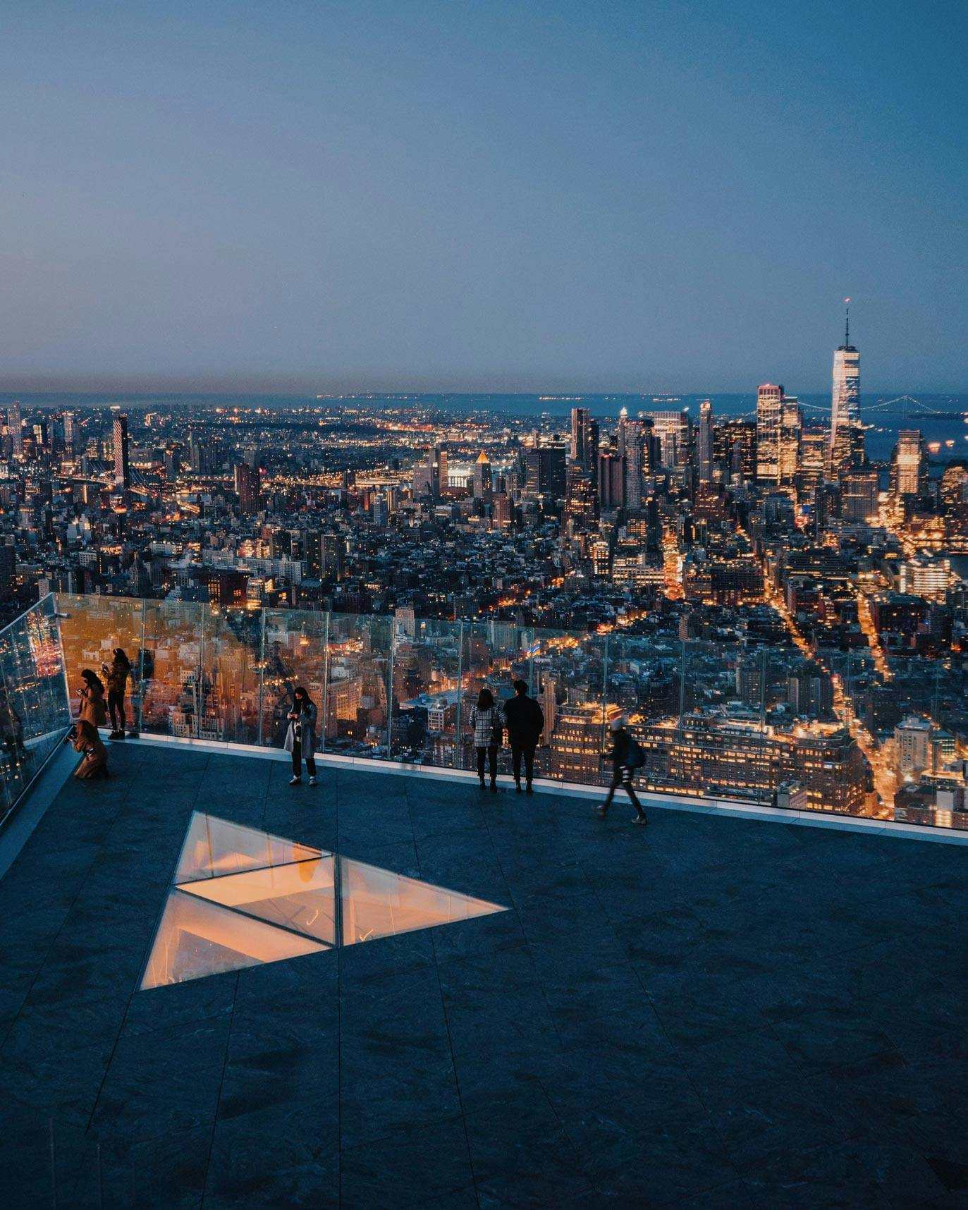 The Edge view of Manhattan Skyline