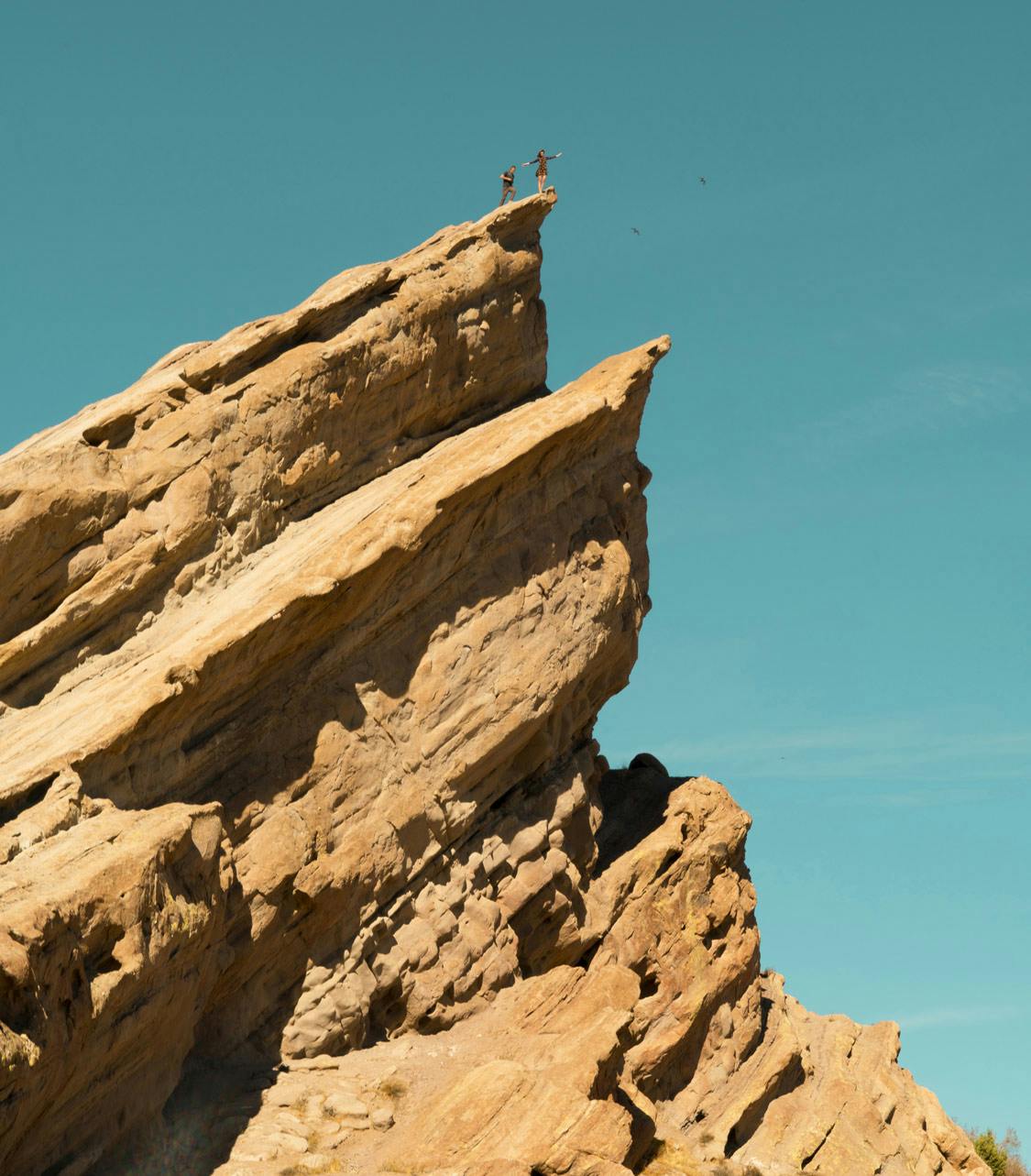 Vasquez Rocks Natural Park Area view of Kirk's Rock