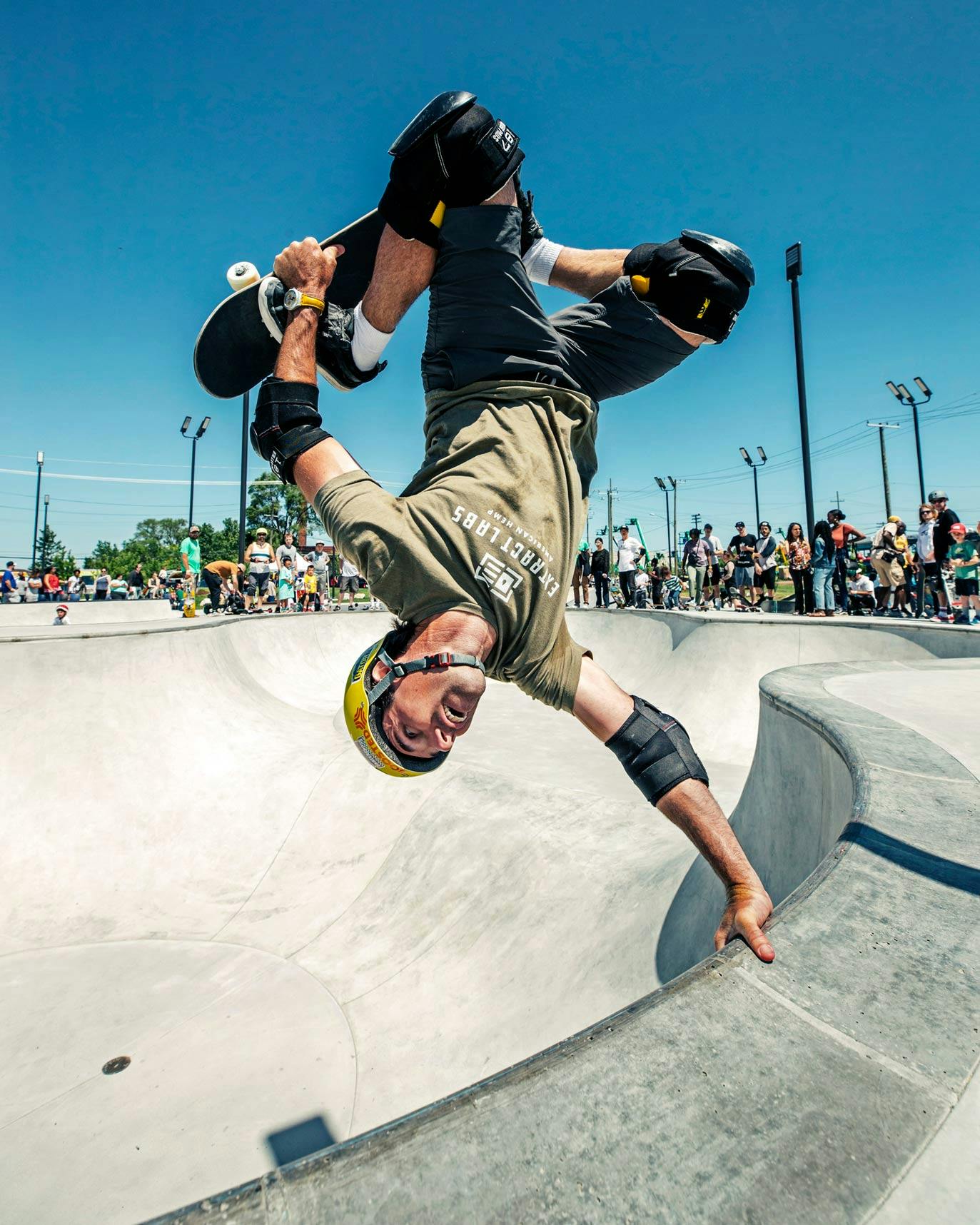 Riverside Park Statepark view of Skater