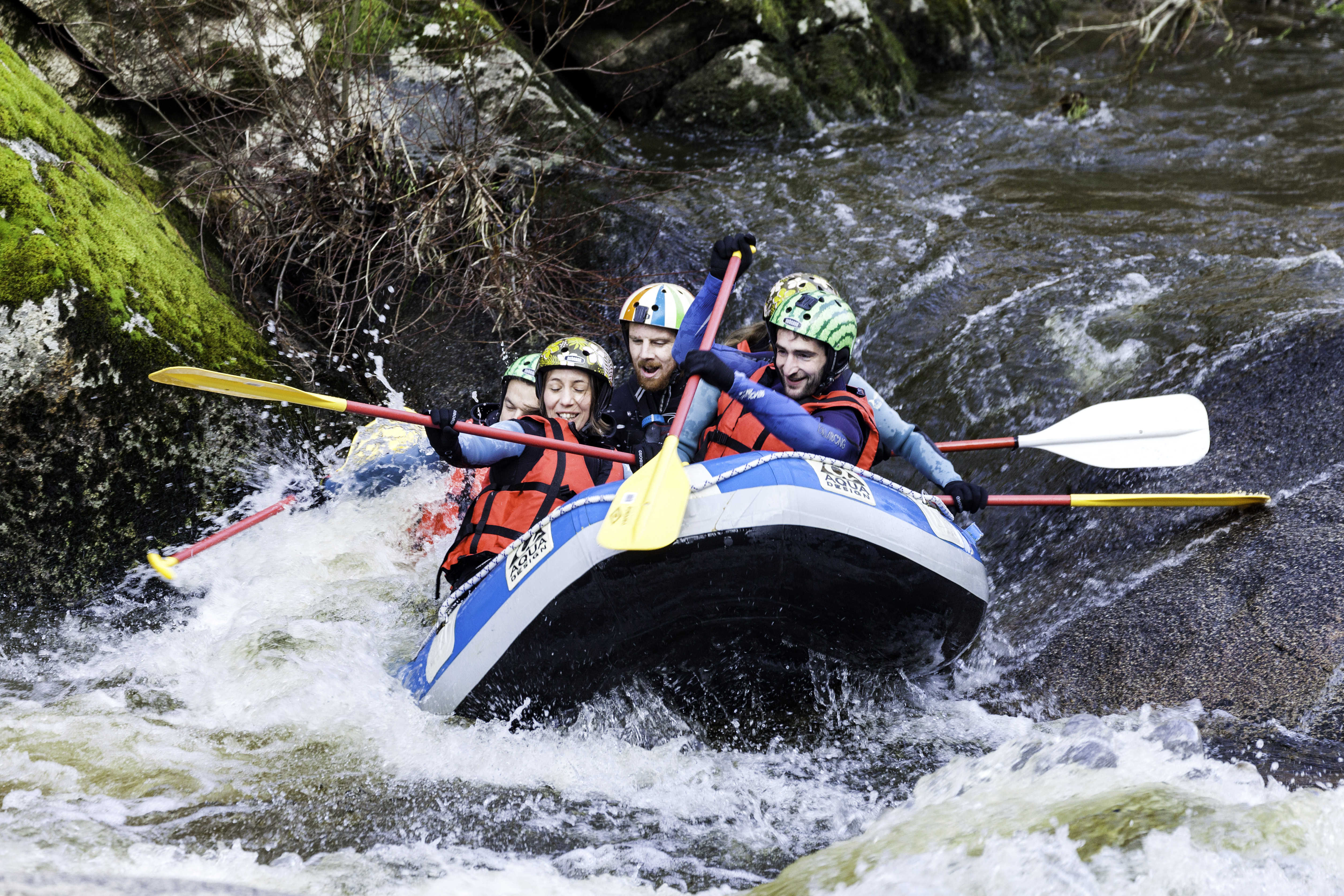 Sensation garanties en rafting sport