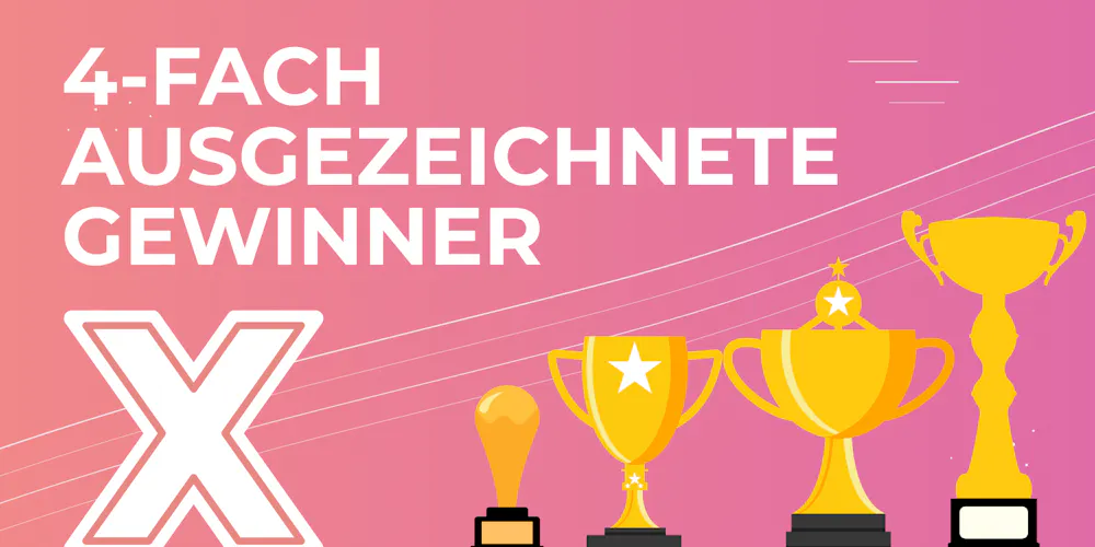 4-fach ausgezeichnete Gewinner 4-fach ausgezeichnete Gewinner
