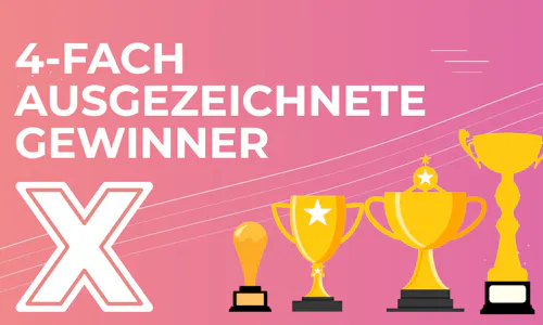 4-fach ausgezeichnete Gewinner 4-fach ausgezeichnete Gewinner