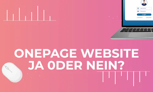 Onepage Website - Ja oder Nein? Onepage Website - Ja oder Nein?