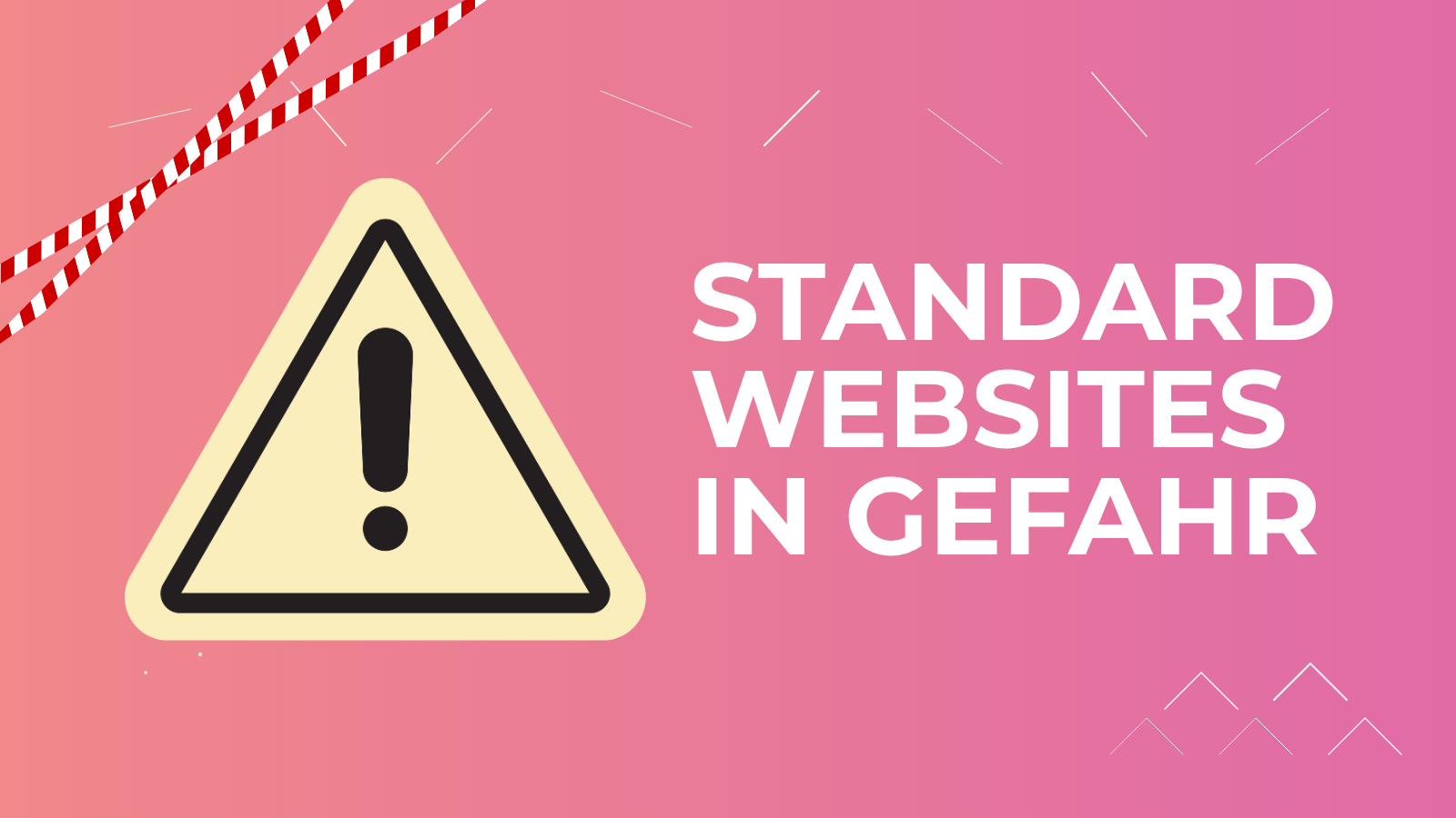 Standard Websites in Gefahr