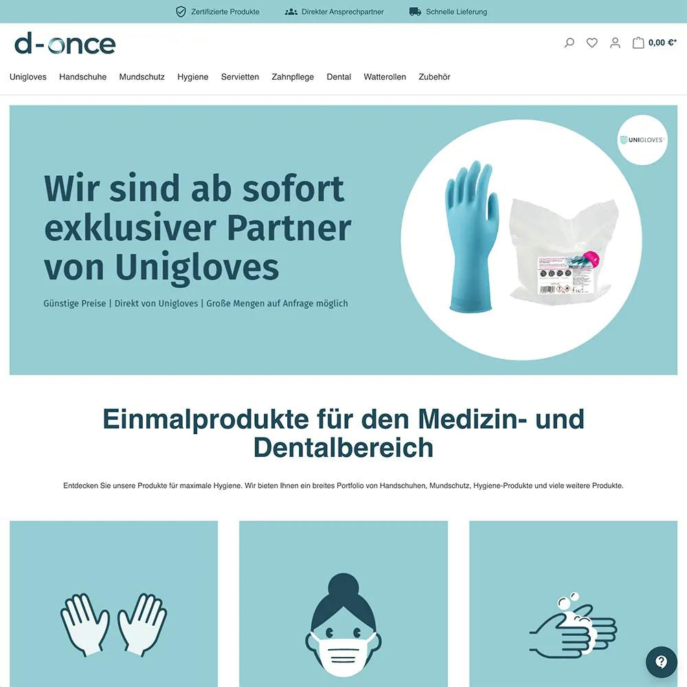 d-Once Onlineshop