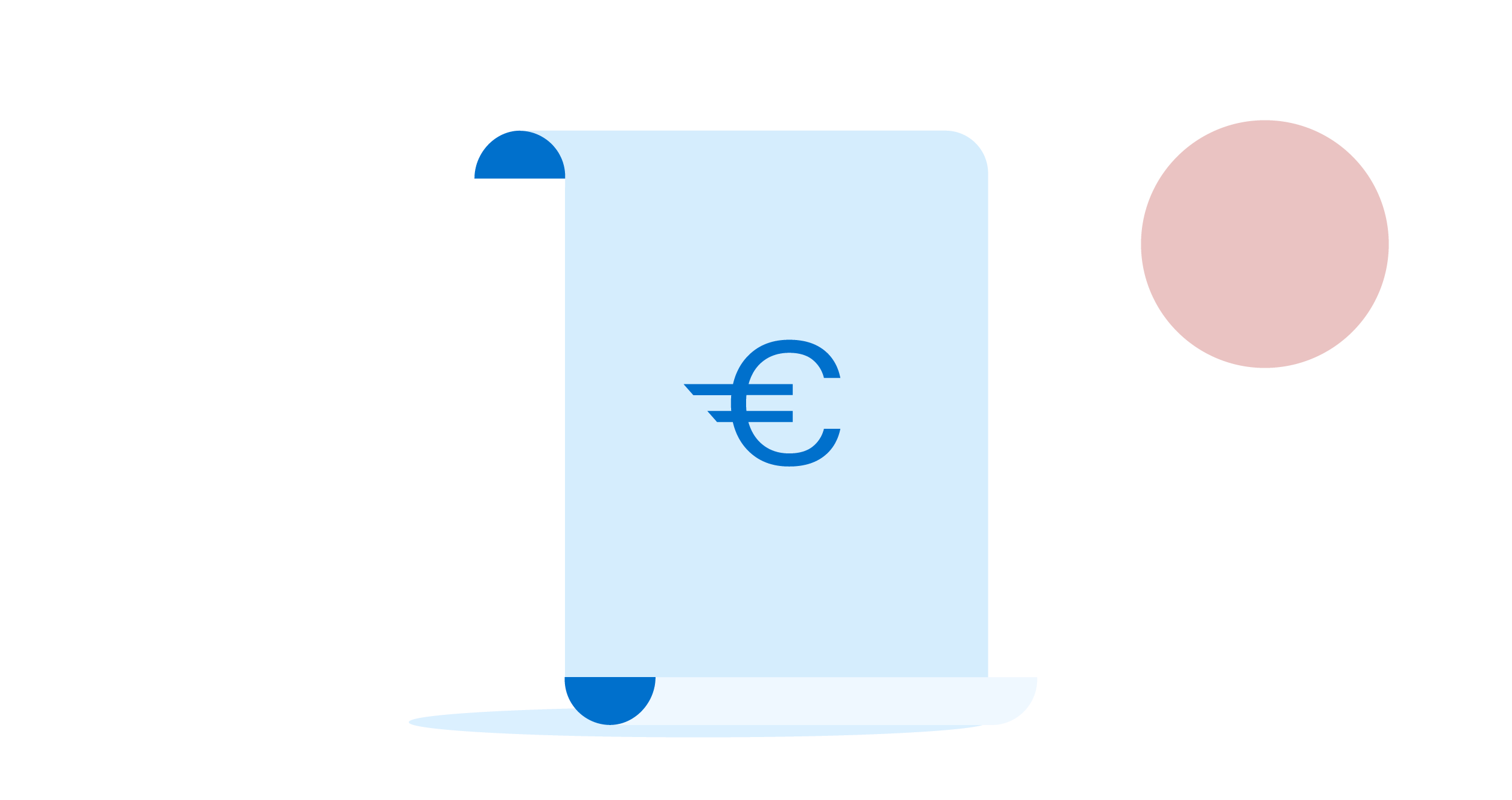 Ein Dokument mit Eurozeichen symbolisiert die Steuerrstattung
