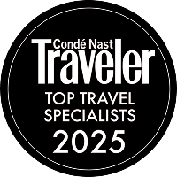 Logo for Conde Nast Traveler Top Travel Specialist awards. 