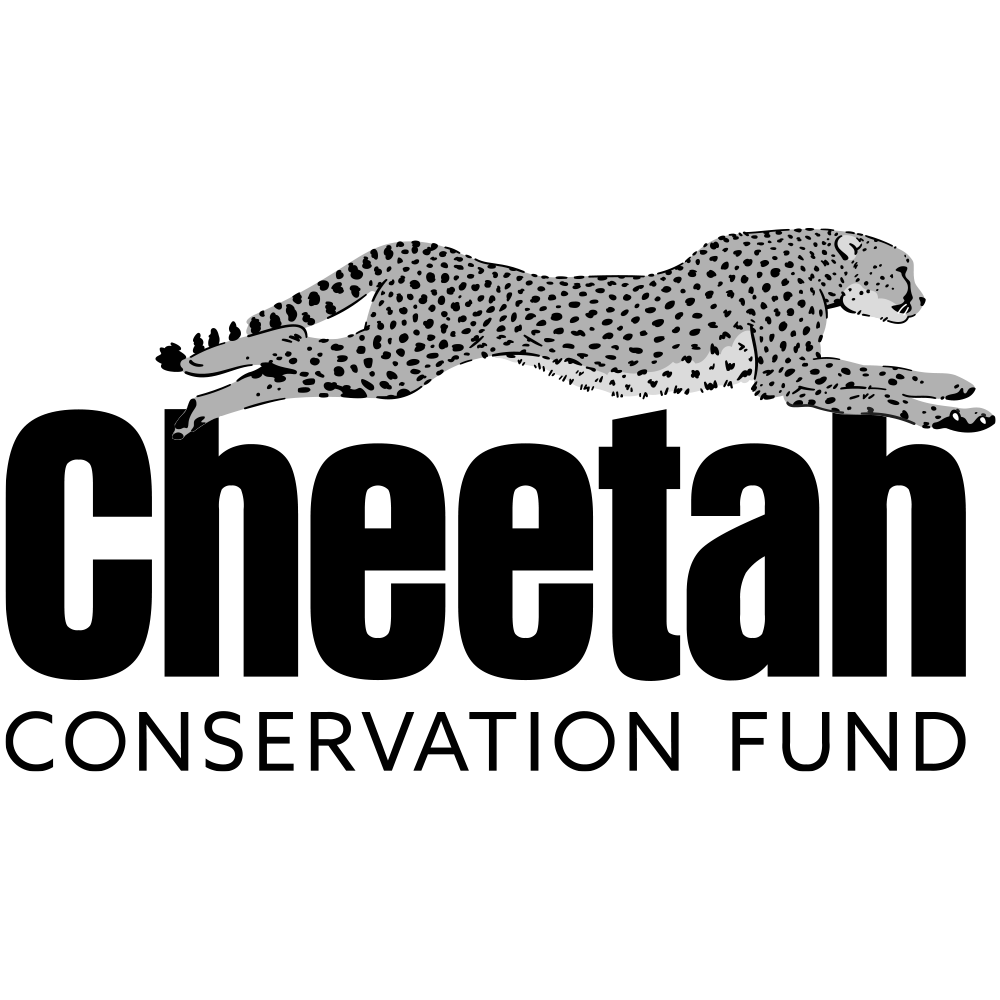Logo for the Cheetah Conservation Fund, a non-profit conservation organization.