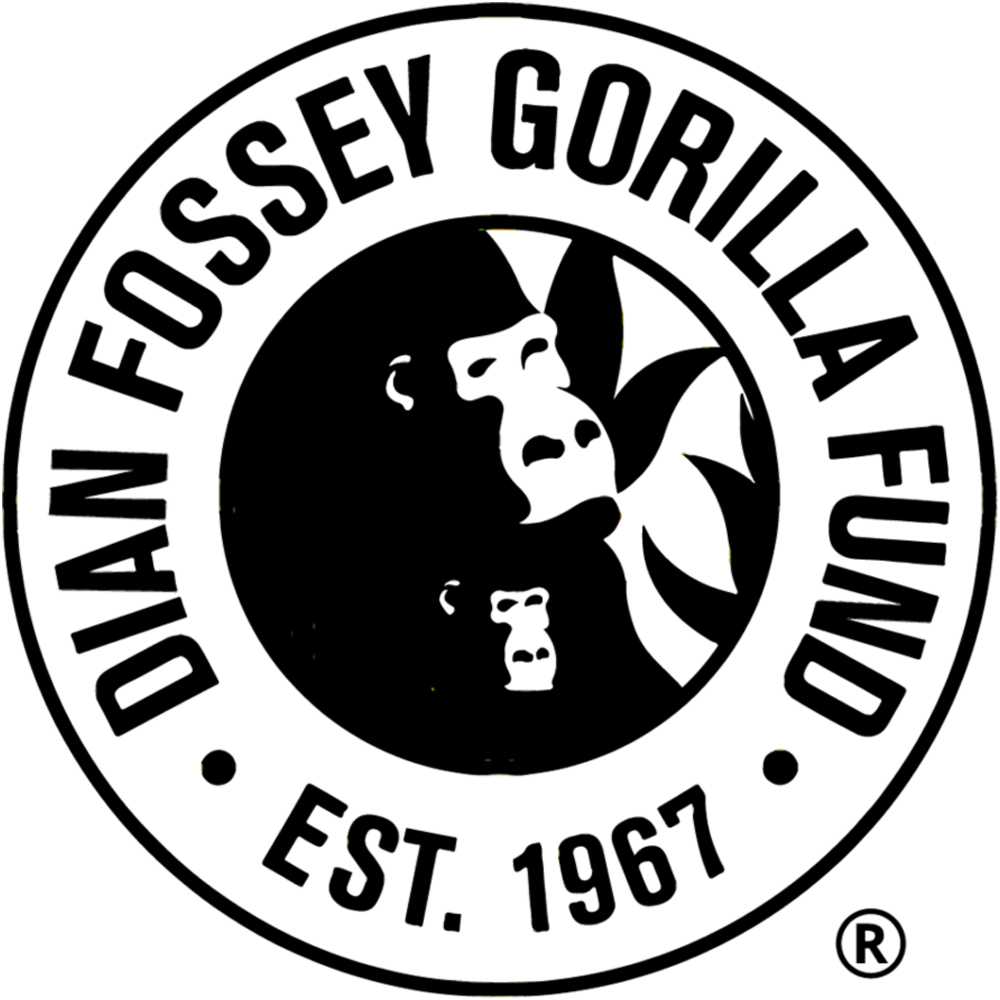 Logo for the Dian Fossey Gorilla Fund, a non-profit conservation organization.