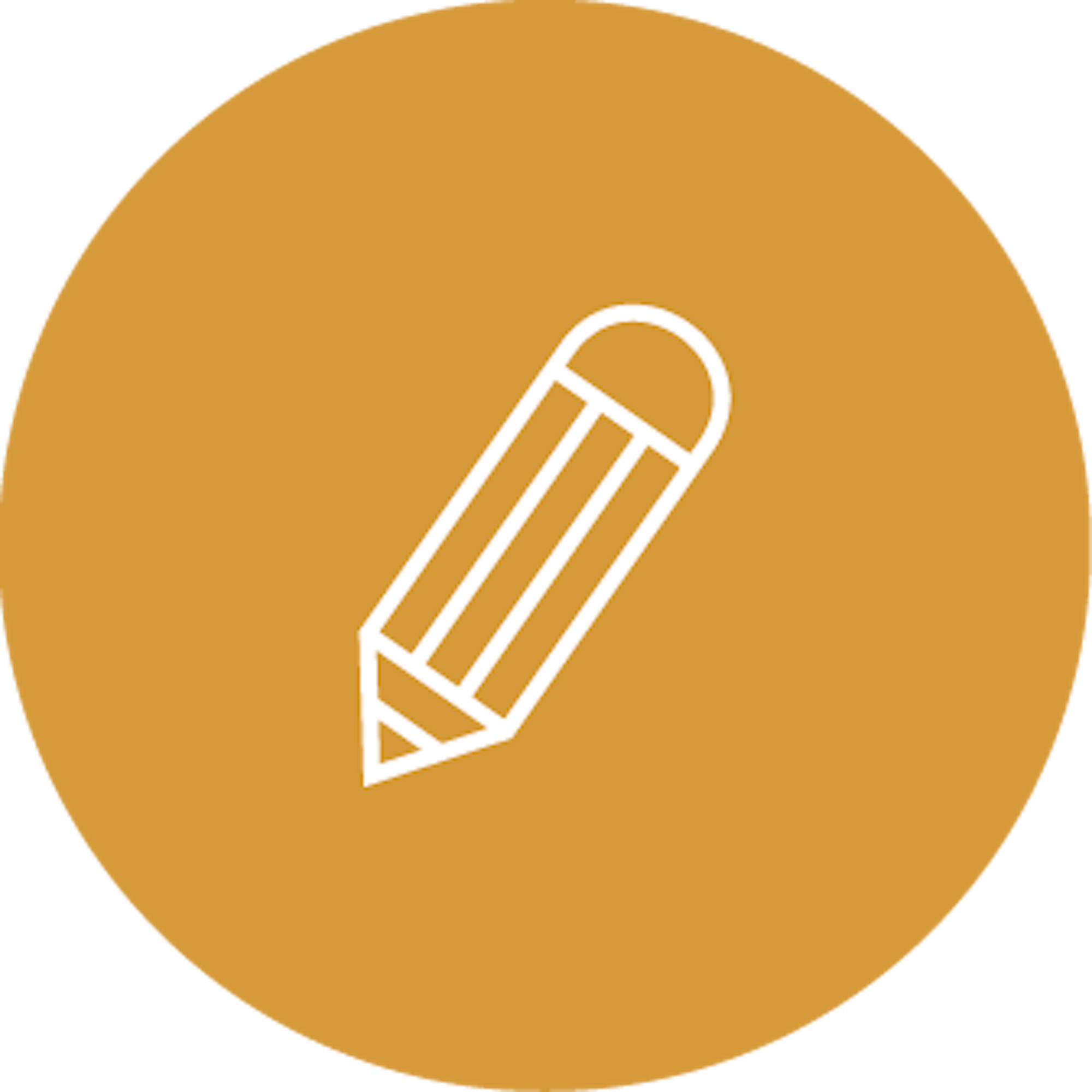 Icon of a pencil.