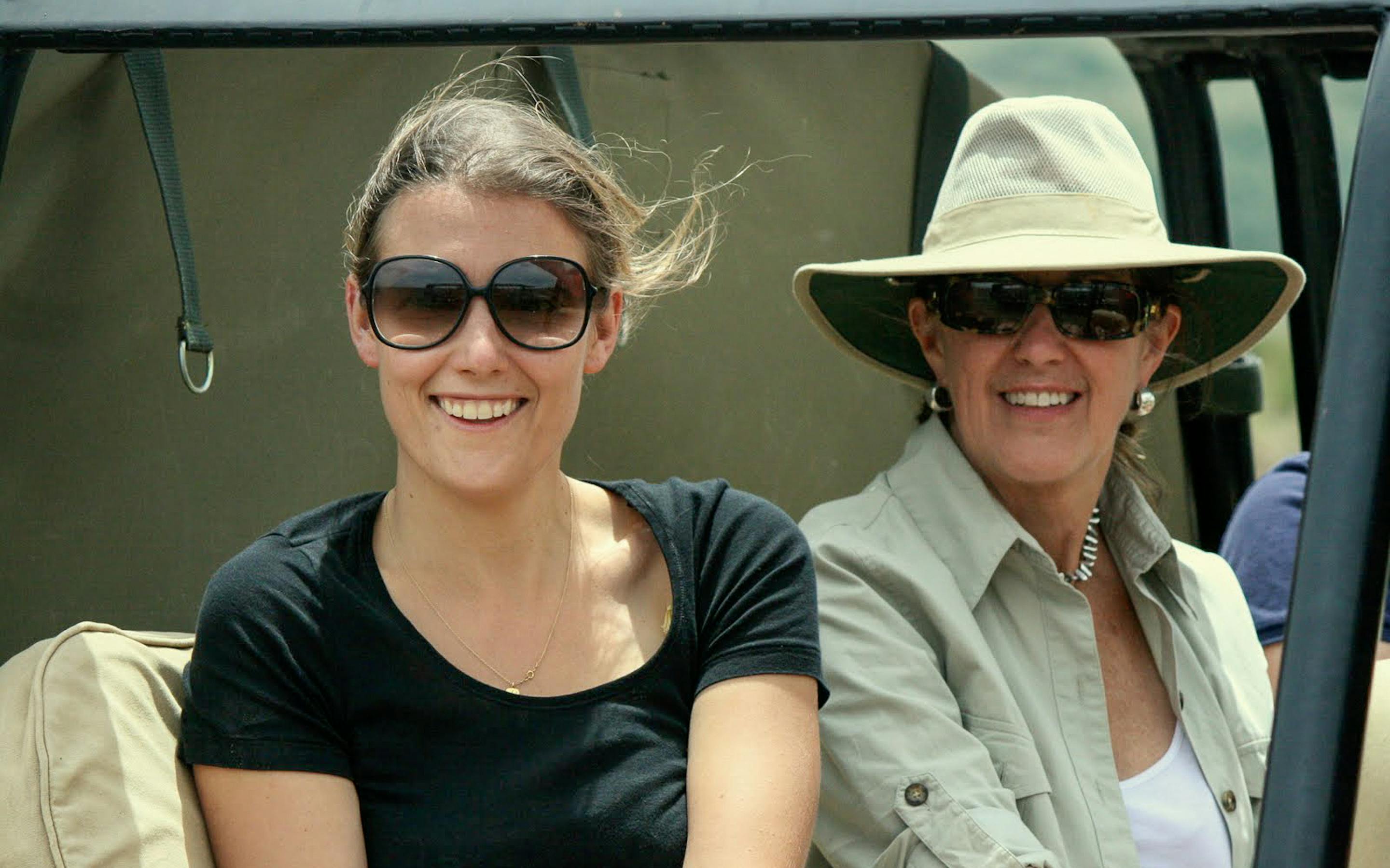 Elizabeth and Marcia in Africa
