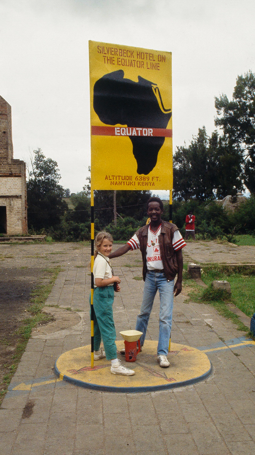 Young Elizabeth traveling in Africa