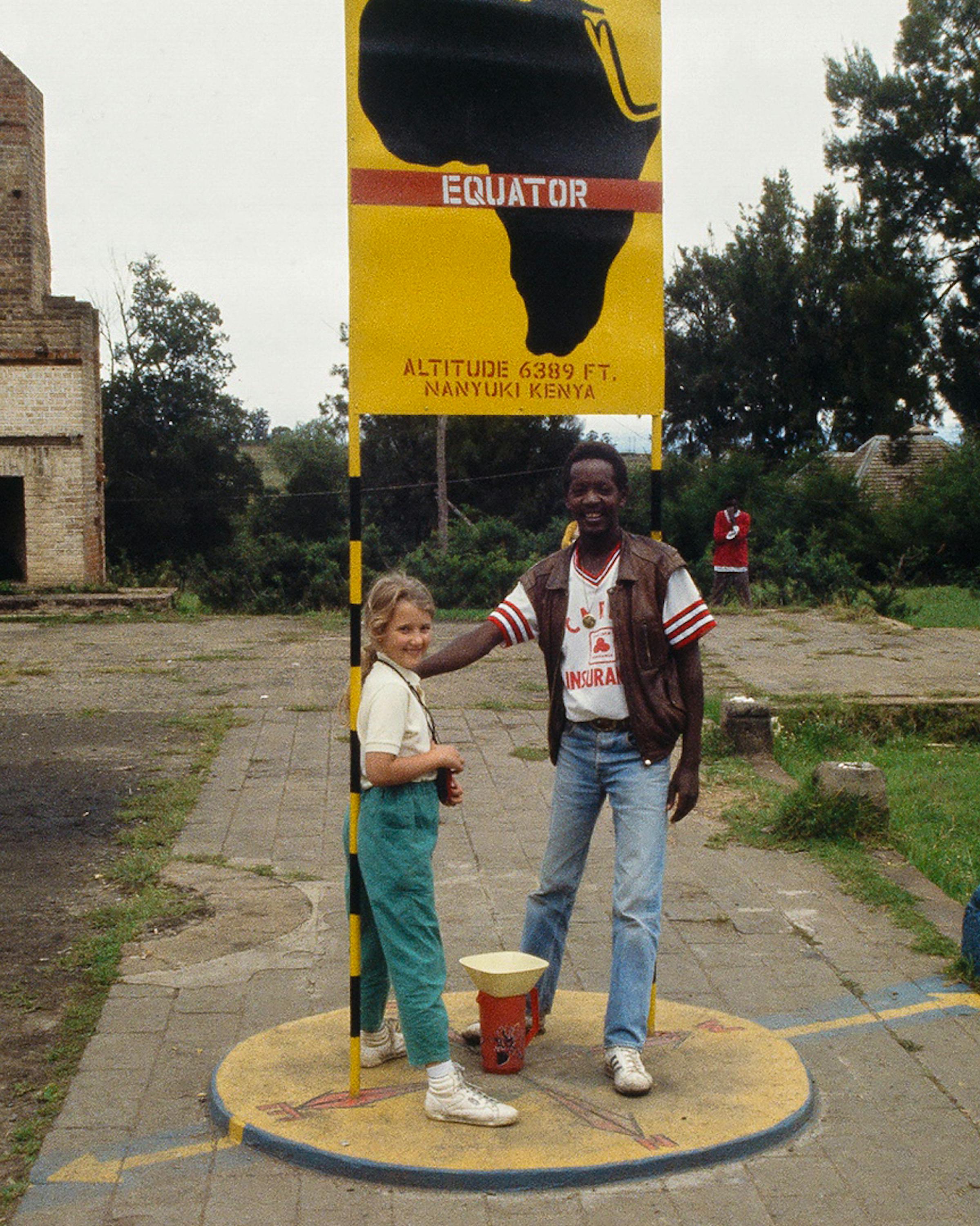Young Elizabeth traveling in Africa