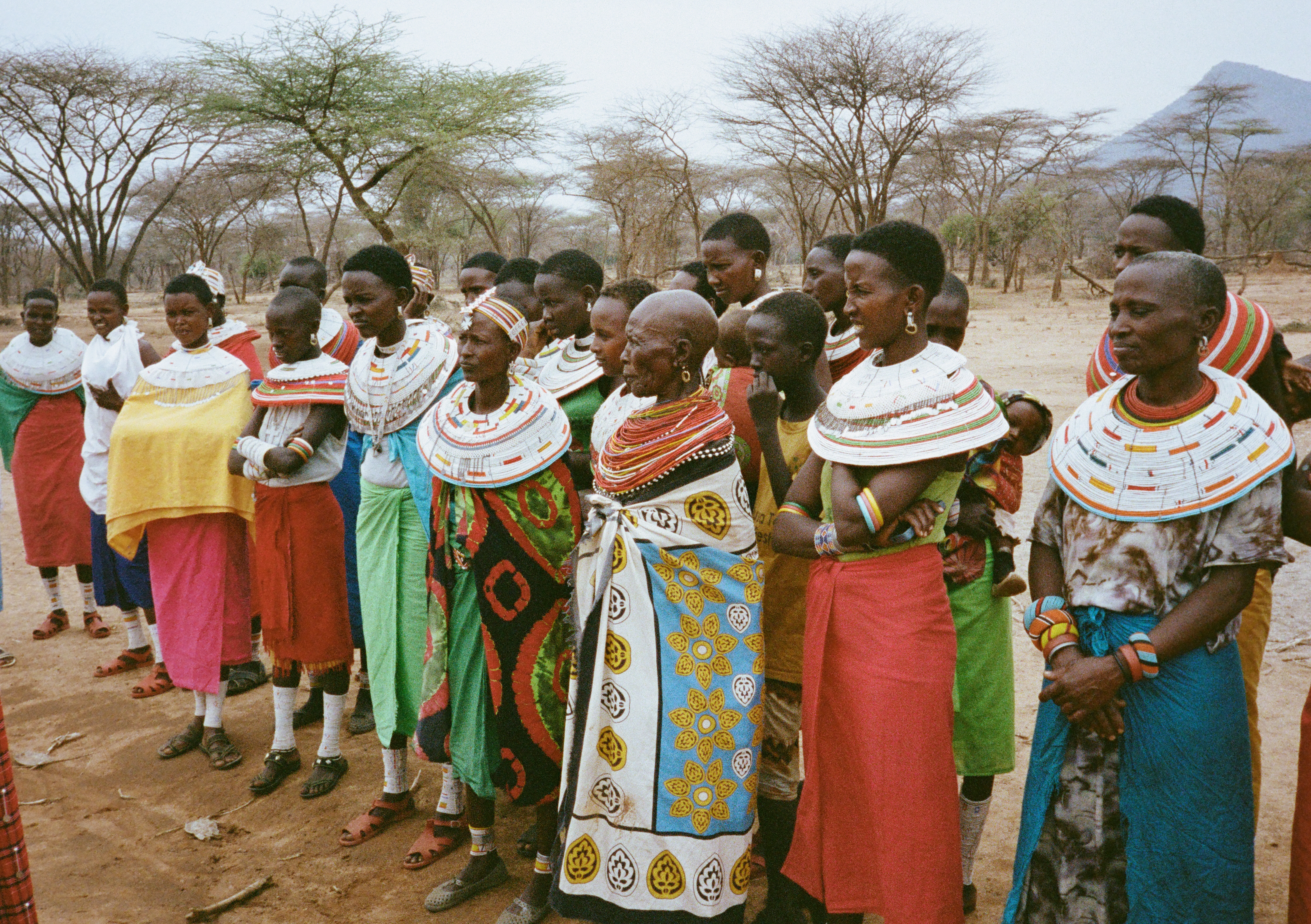A group of Samburu women, Kenya