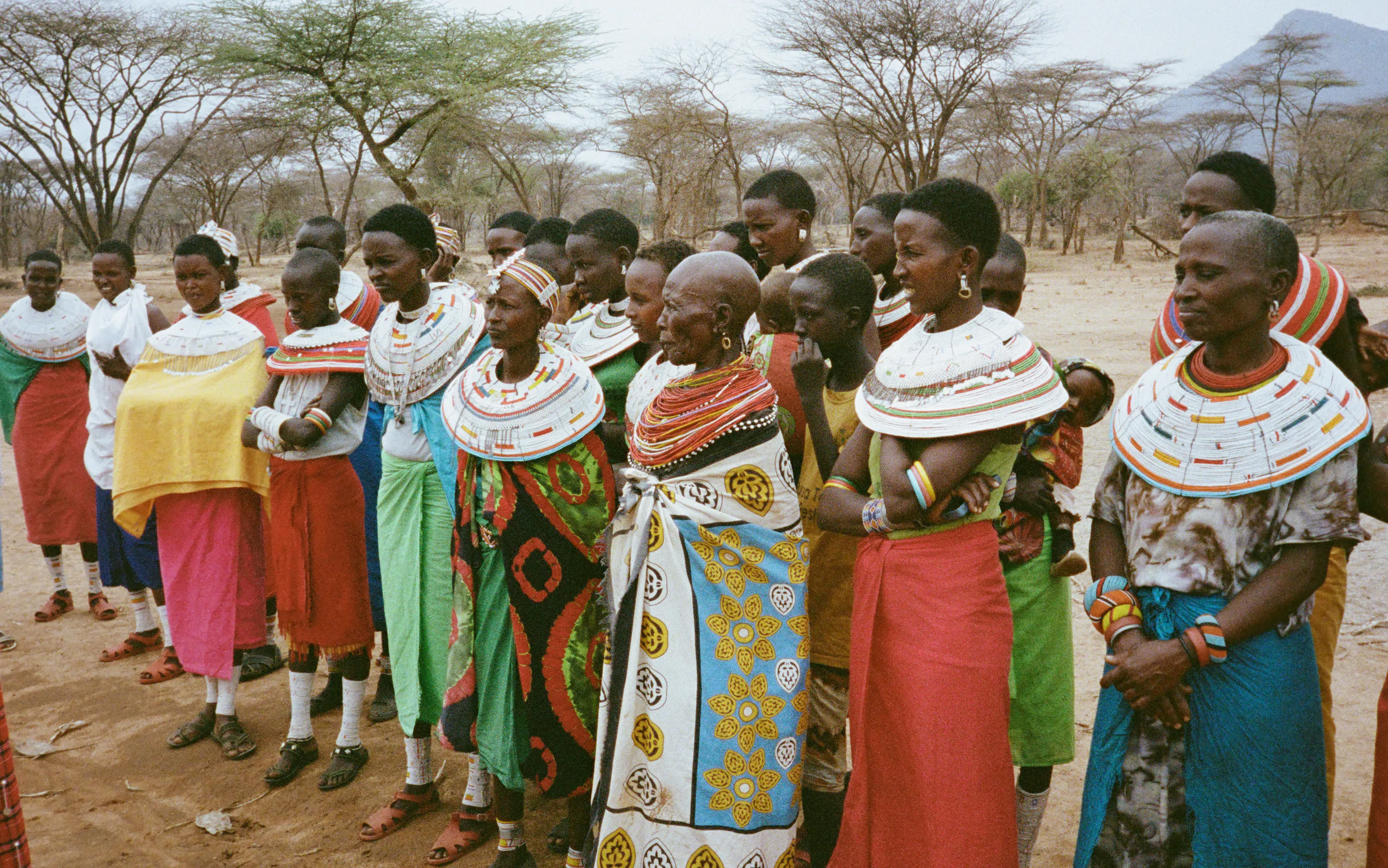 A group of Samburu women, Kenya