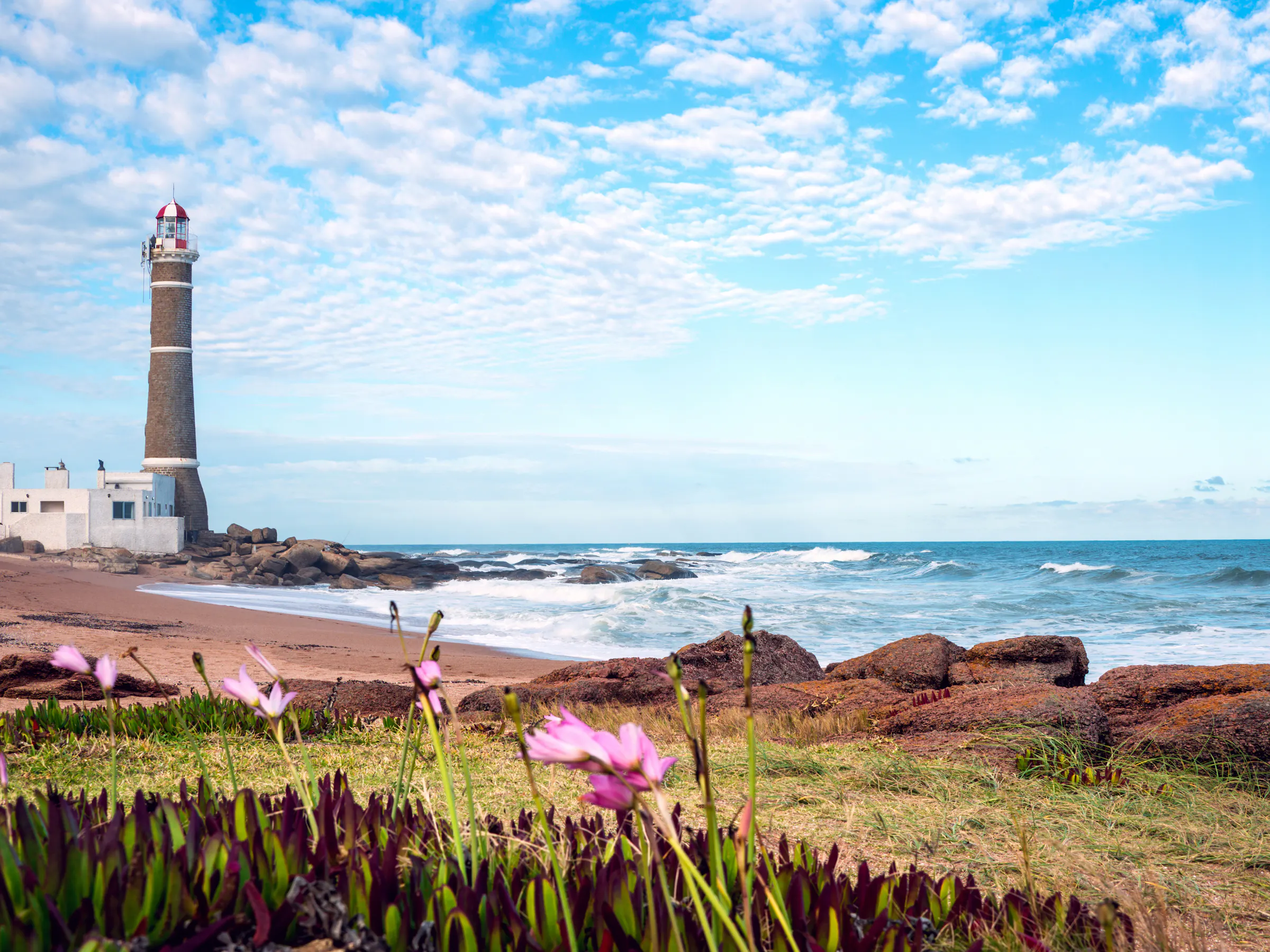 José Ignacio Lighthouse overlooking the beach in Uruguay