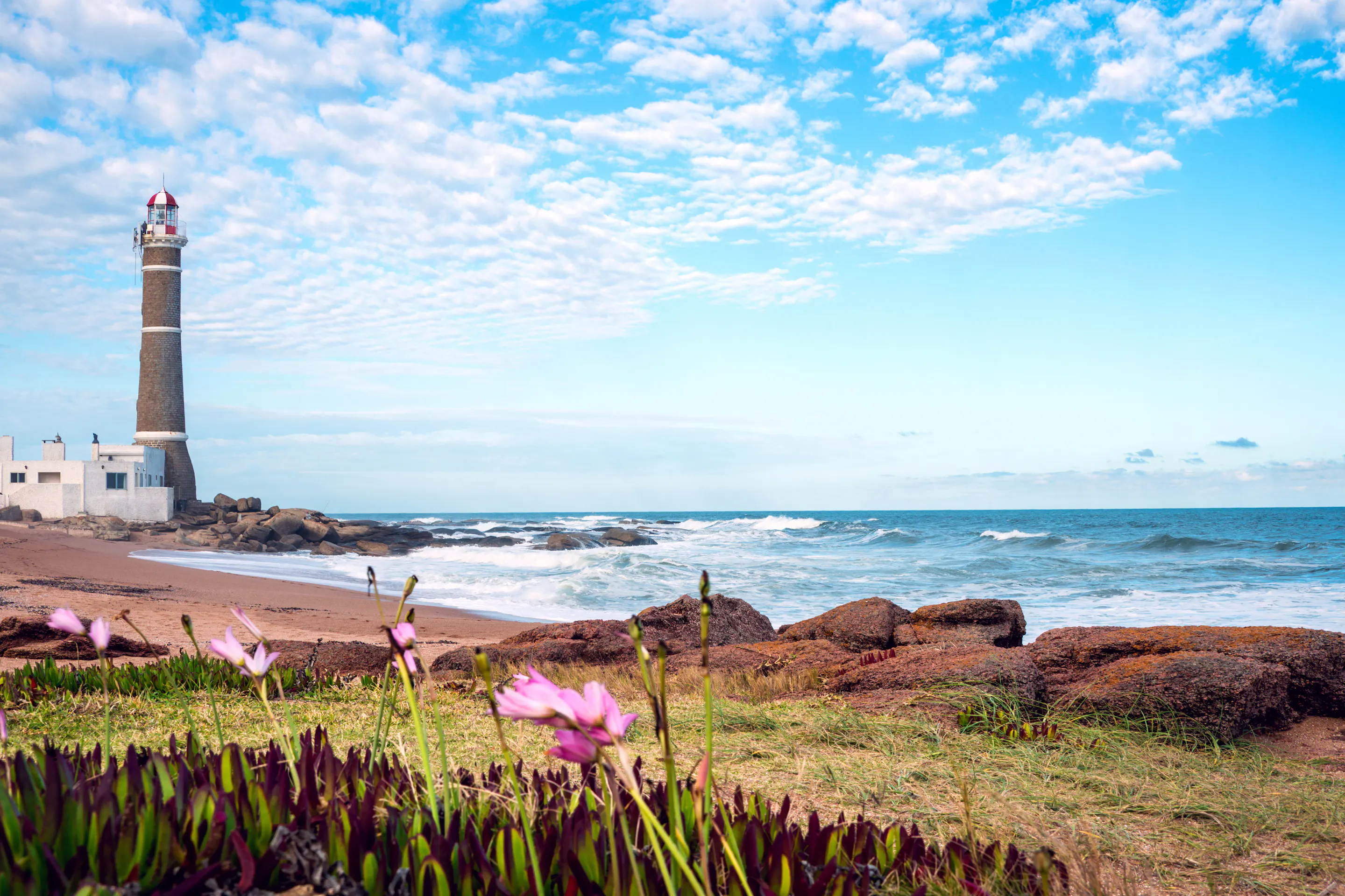 José Ignacio Lighthouse overlooking the beach in Uruguay