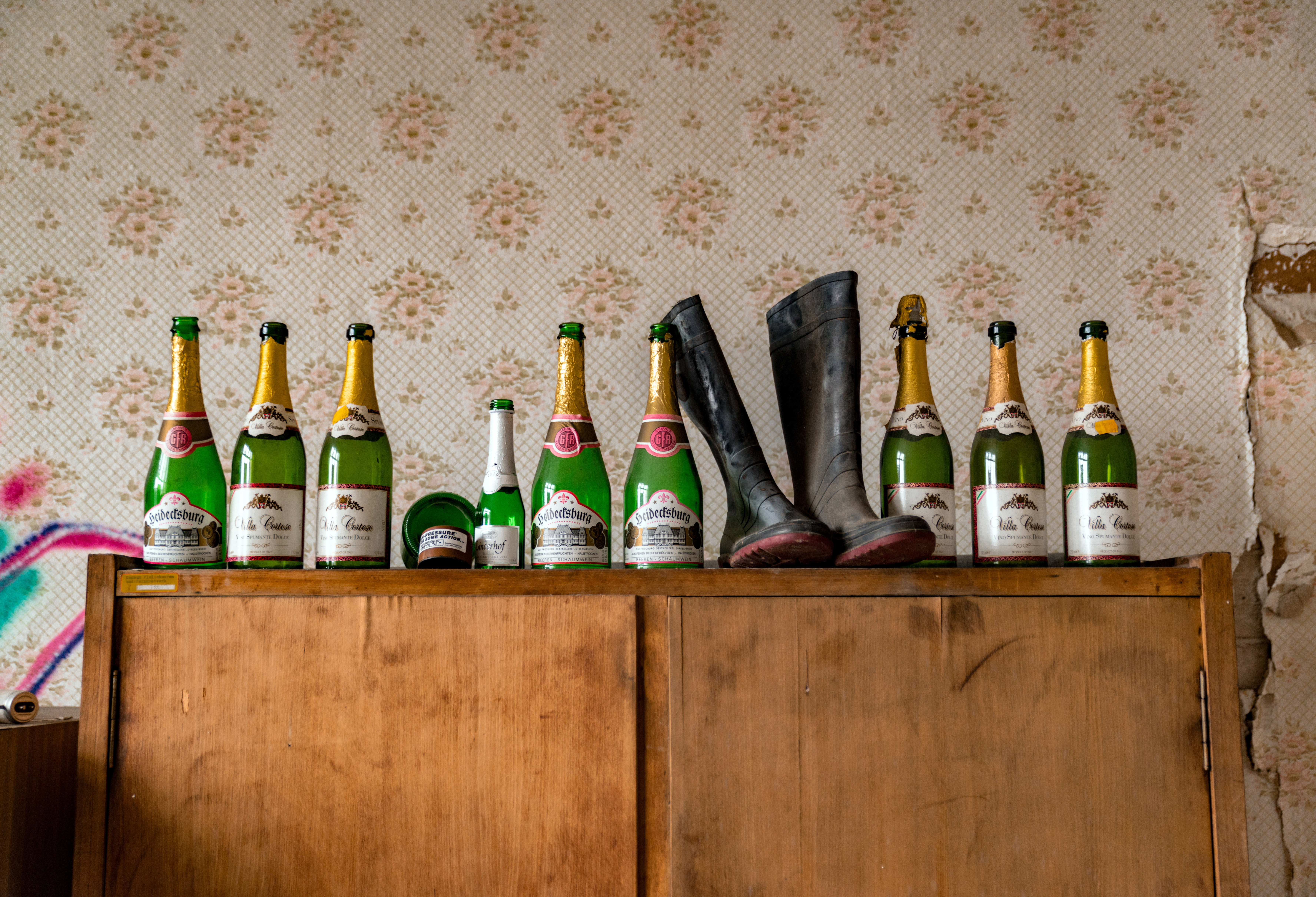 Sekt und Gummistiefel