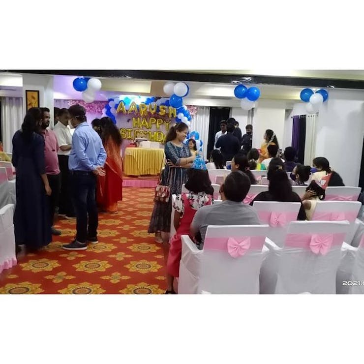 Banquet hall interior seating