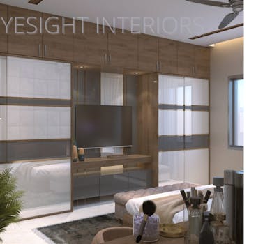 TV Unit design by Eyesight Interiors
