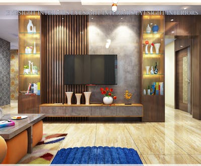 Attractive TV Unit Interior Design