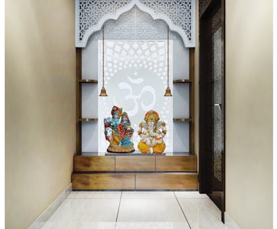 Gorgeous Mandir Interior designing