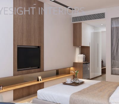 TV Unit design by Eyesight Interiors