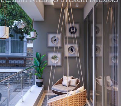 Stylish balcony design