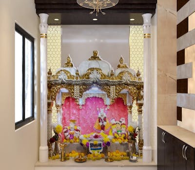 Beautiful mandir design in kolkata