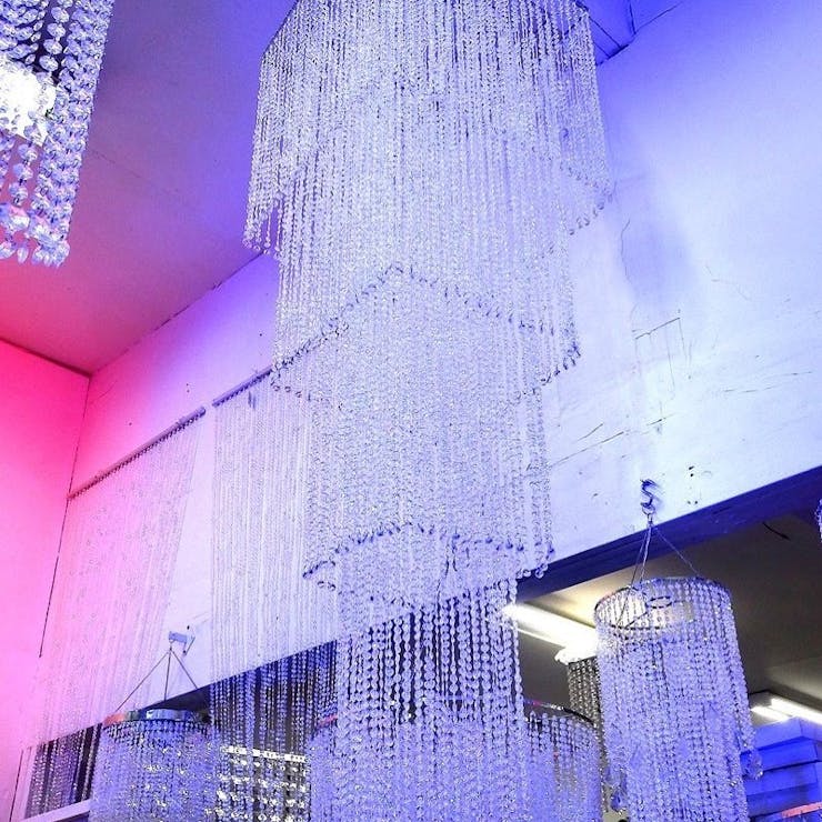 crystal chandeliers