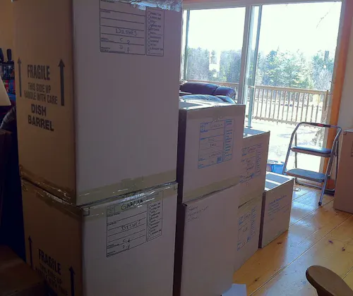 packing boxes