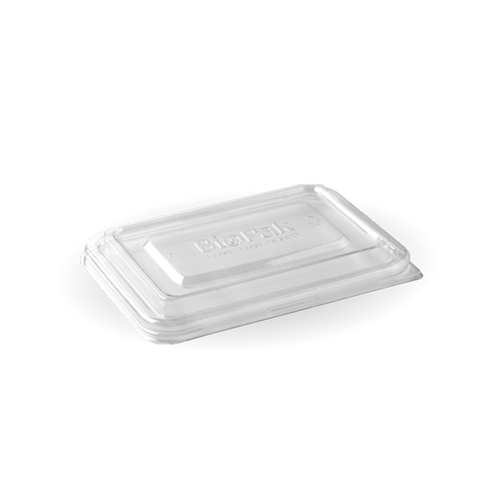 F-Pak Wholesalers - Lid 500/600mL PET Rectangle Small