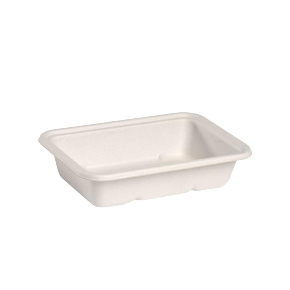 F-Pak Wholesalers - Rectangle Sugar Cane White Base