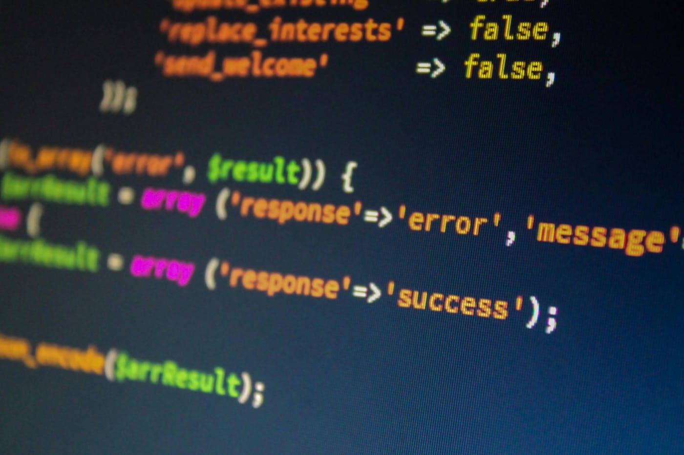 "Lines of Code" Photo by Pixabay
