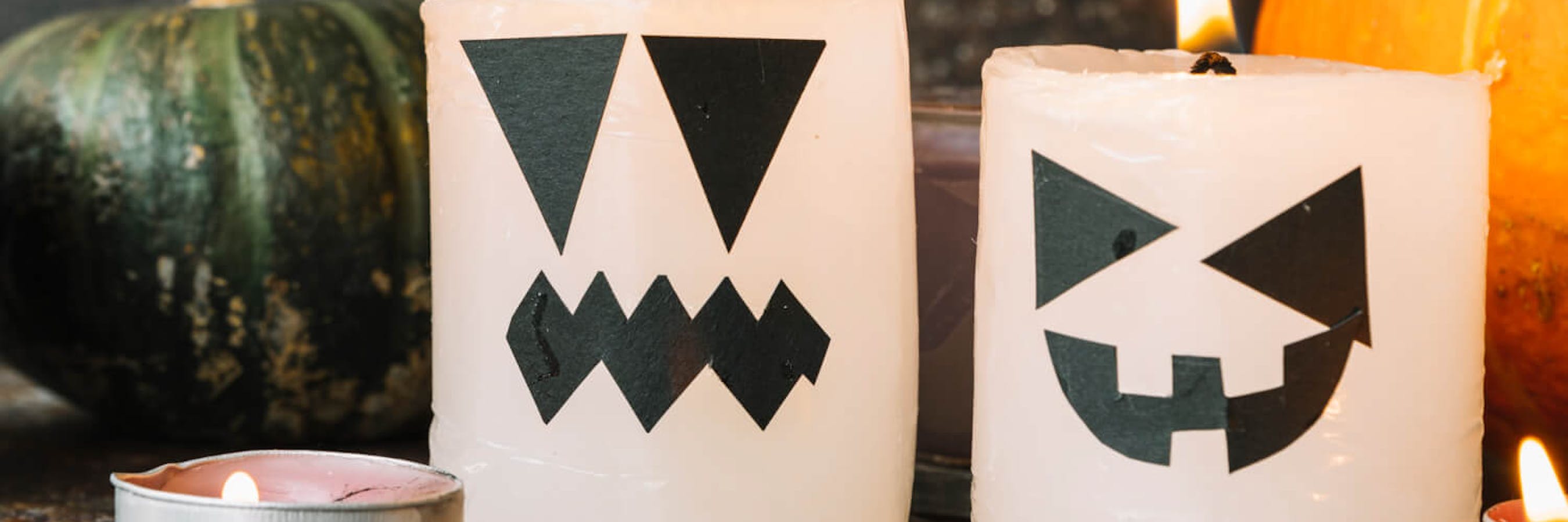 Image de freepik - Bougie d'Halloween