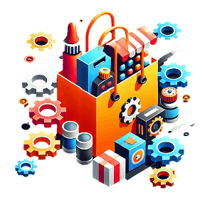 A shopping basket with items in it