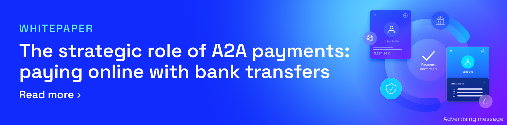 The strategic role of Account to Account payments whitepaper banner