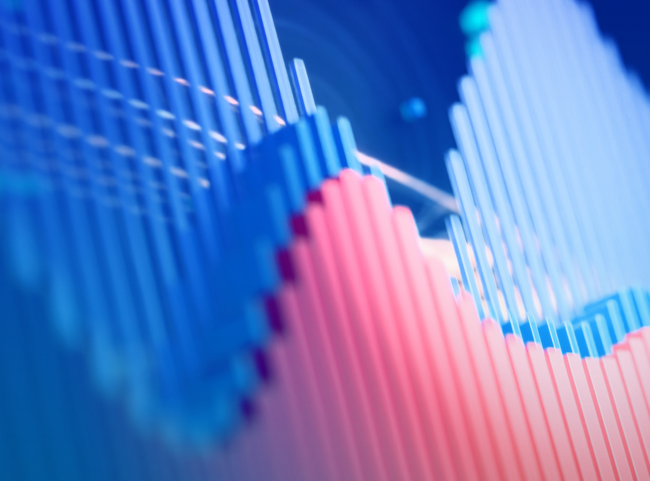 Imagen de portada: gráfico 3D con tendencia al alza