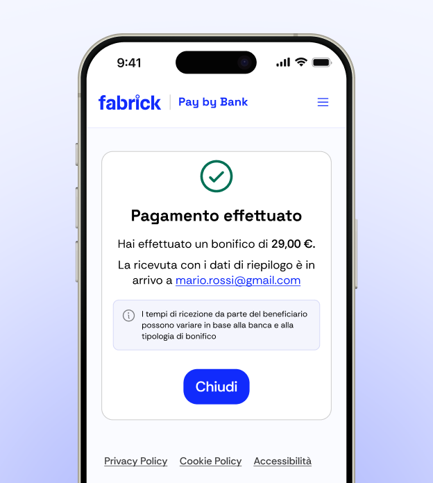 Pay by Bank - Step 4