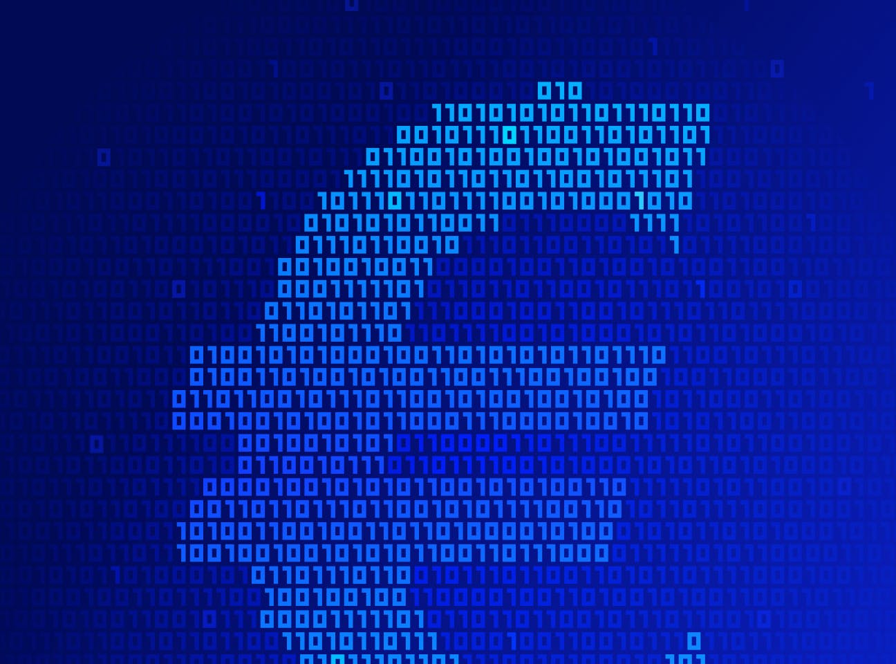 Banner promozionale Fabrick su sfondo blu con simbolo dell’euro formato da codice binario e testo sull’euro digitale: roadmap verso il 2029 e impatti per banche, PSP e imprese.