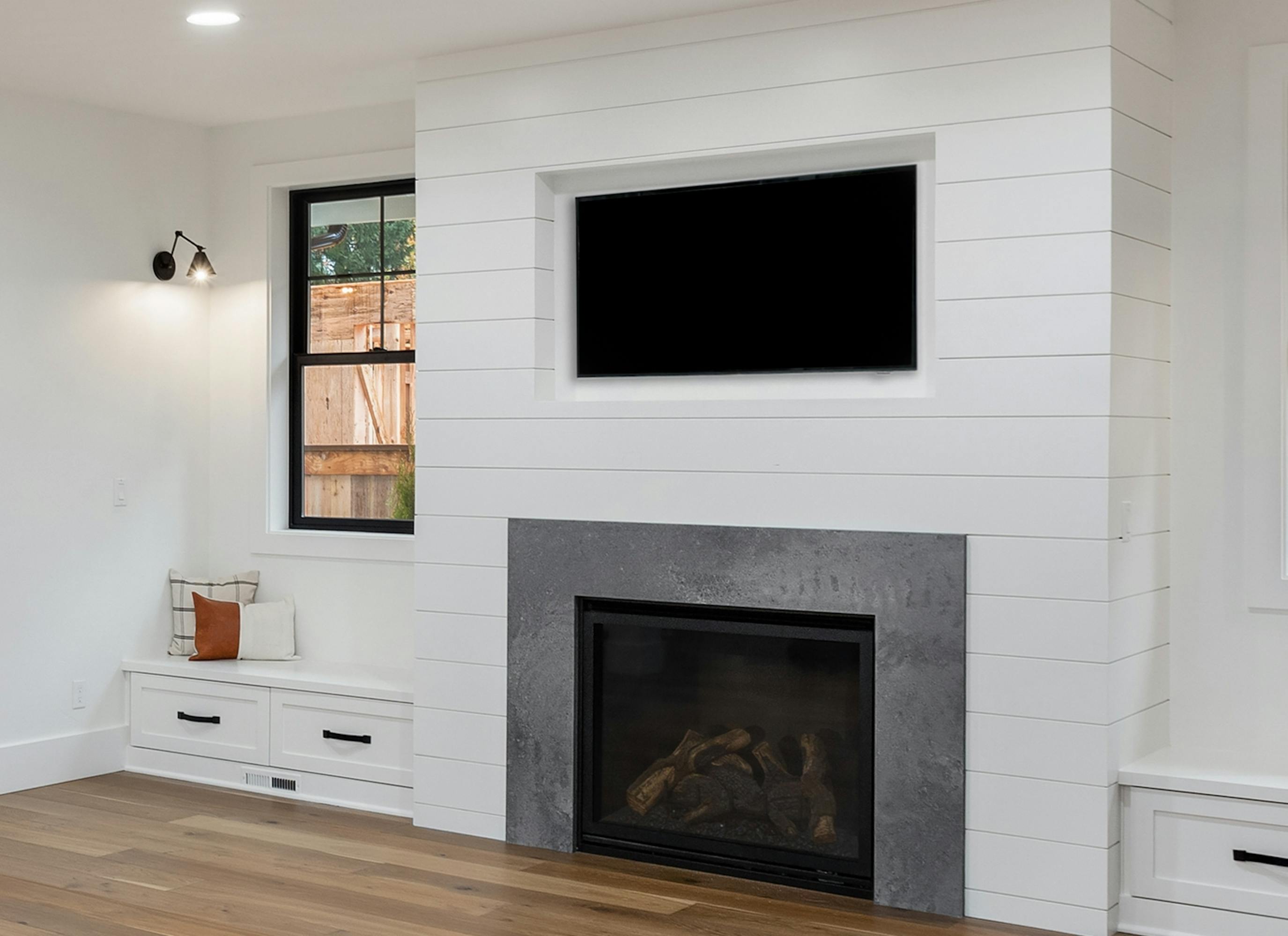 fireplace shiplap