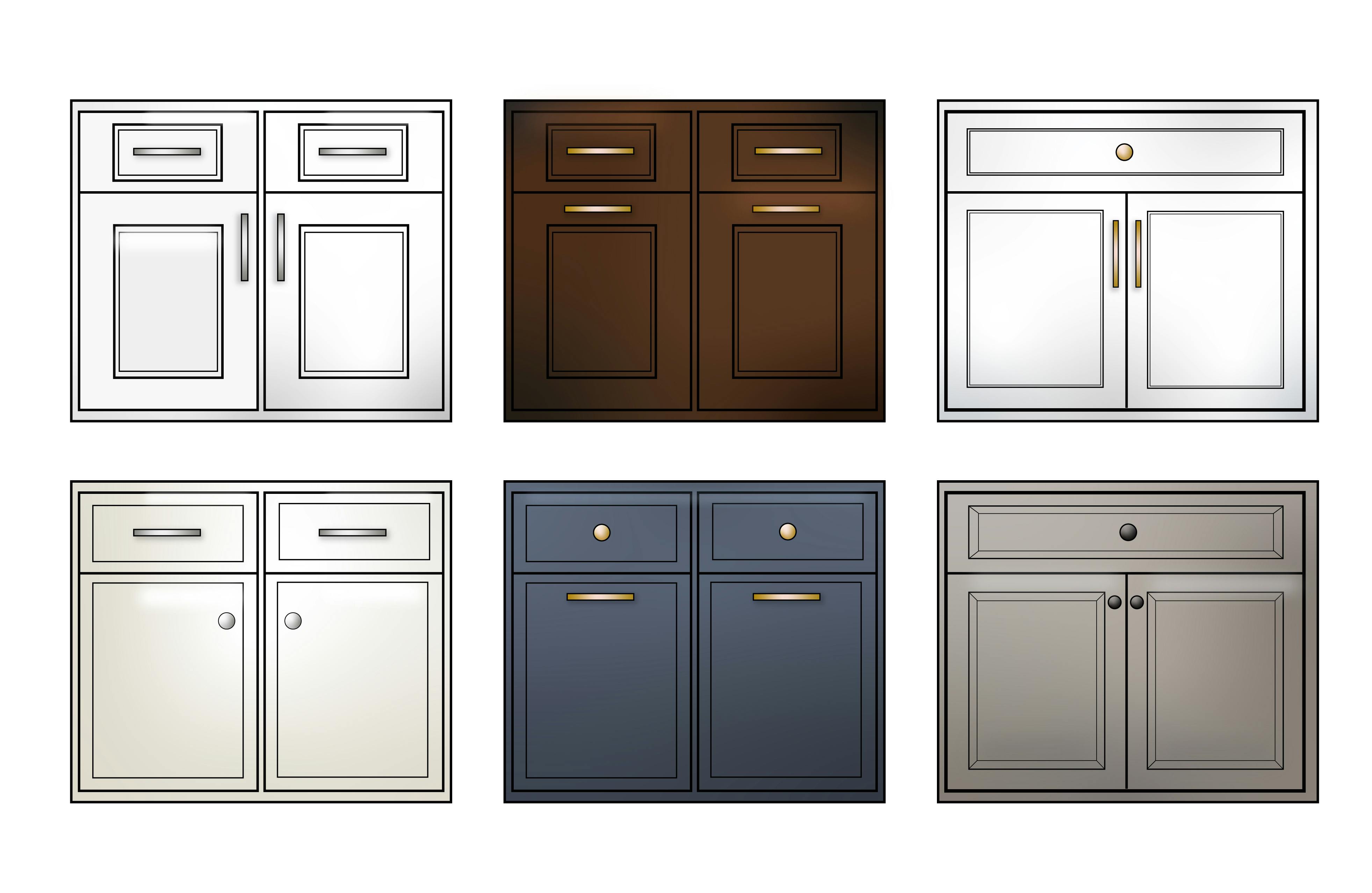 What is the best cabinet hardware color? 