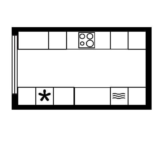 galley kitchen layout 