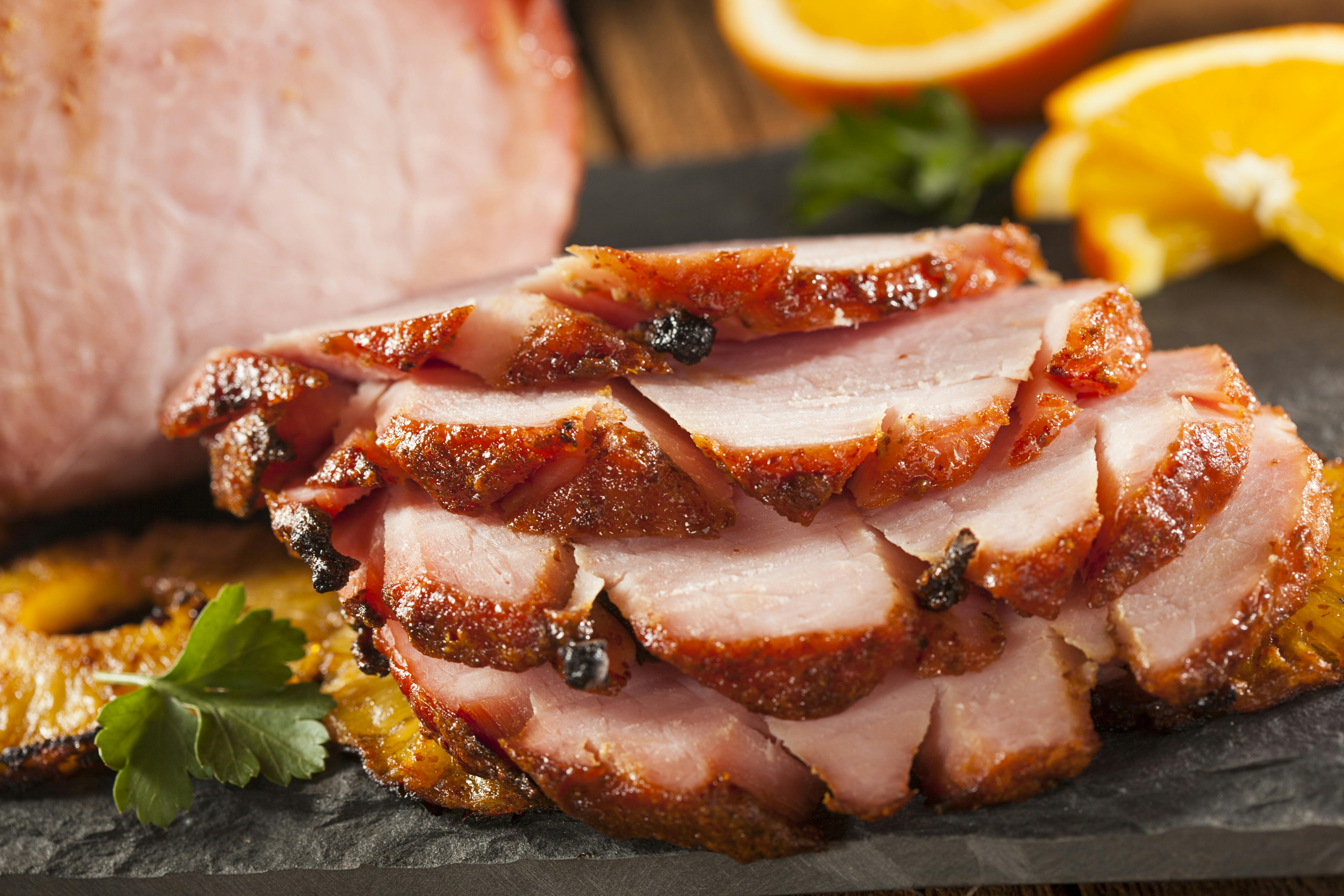 Bourbon-infused ham