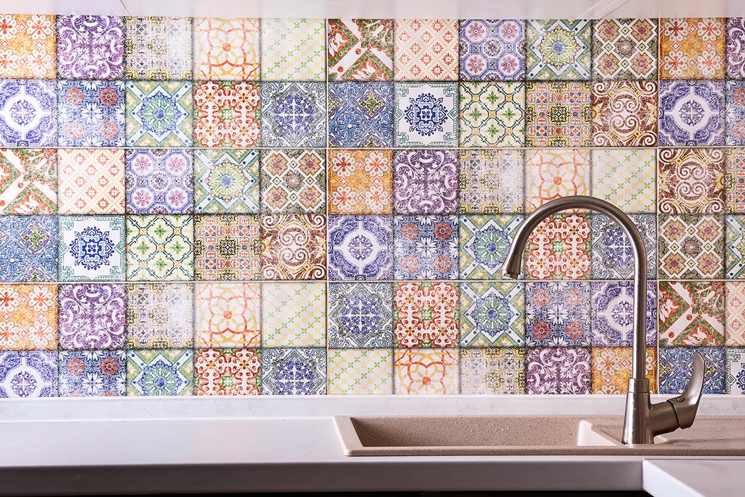 mosaic tile backsplash